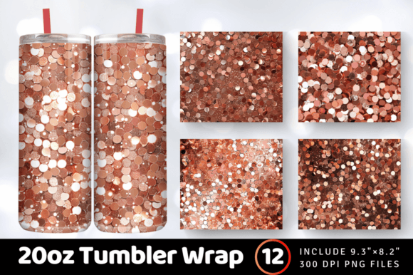 Download Luxury Shimmer Glitter Rose Gold Sequin - Premium Bundle