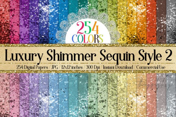 Download Luxury Shimmer Realistic Sequin V.2 - Luxury shimmer Collection