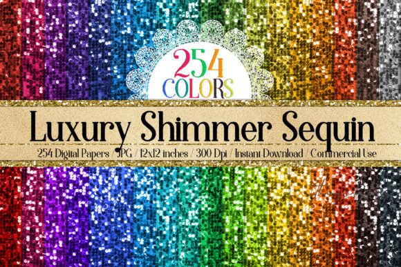 Download Luxury Shimmer Sequin Party Papers - Premium Resources
