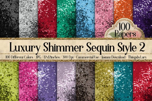 Download Luxury Shimmer Sequin Style 2 Papers - Luxury shimmer Collection